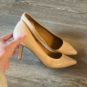H & M gently worn; size 38 nude heels